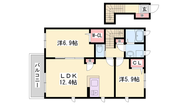 カンパニュラの物件間取画像